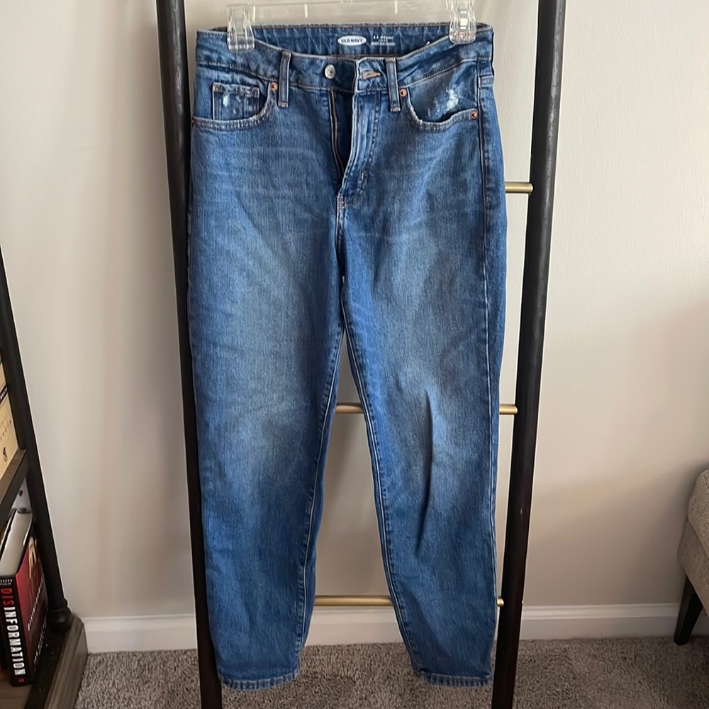 Size 2 Old Navy Straight Leg High Rise Jeans